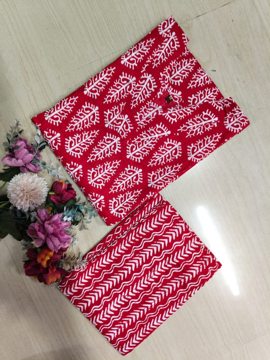 V neck Kurthi with Pant  ALN32