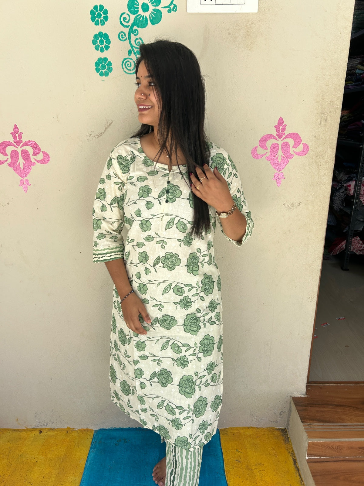 Cotton Capsule Kurti - PK107