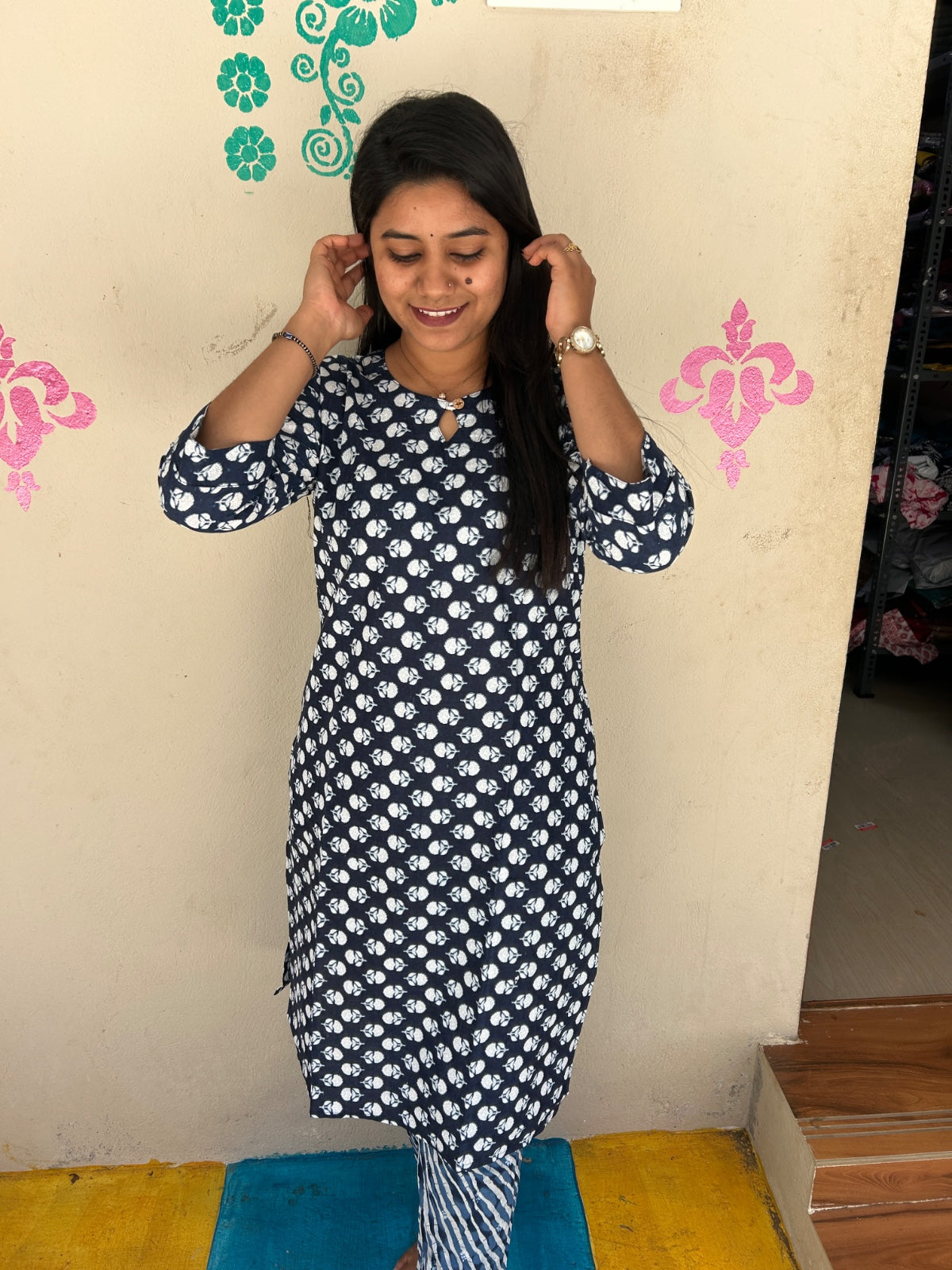 Cotton Capsule Kurti - PK106