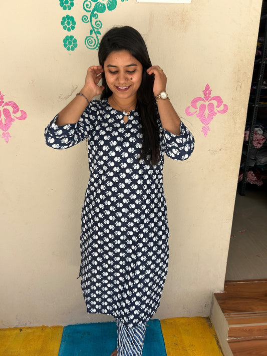 Cotton Capsule Kurti - PK106