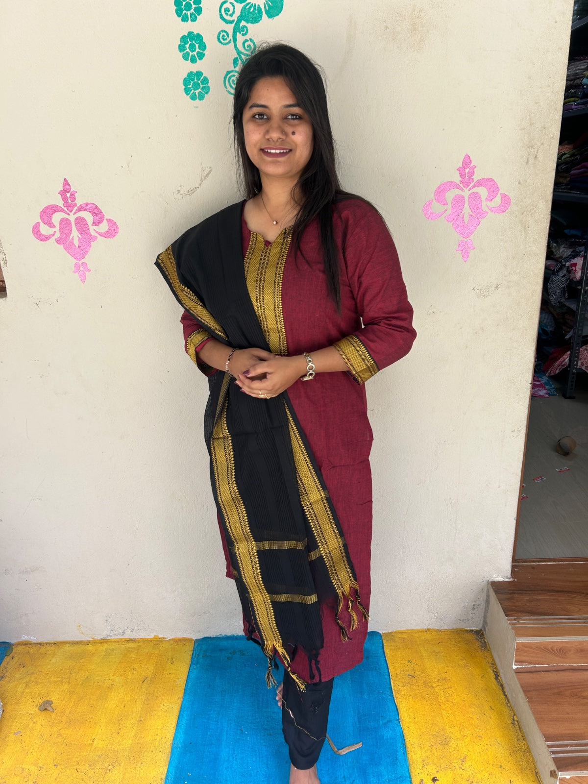 Petals Dupatta Sets - FDS76