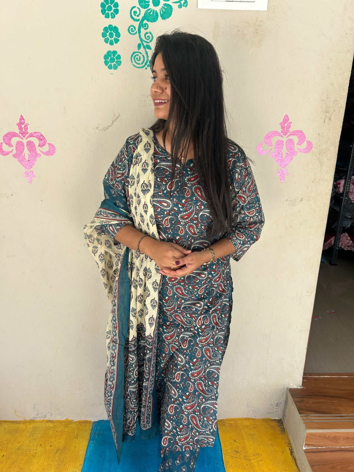 Petals Dupatta Sets - FDS74