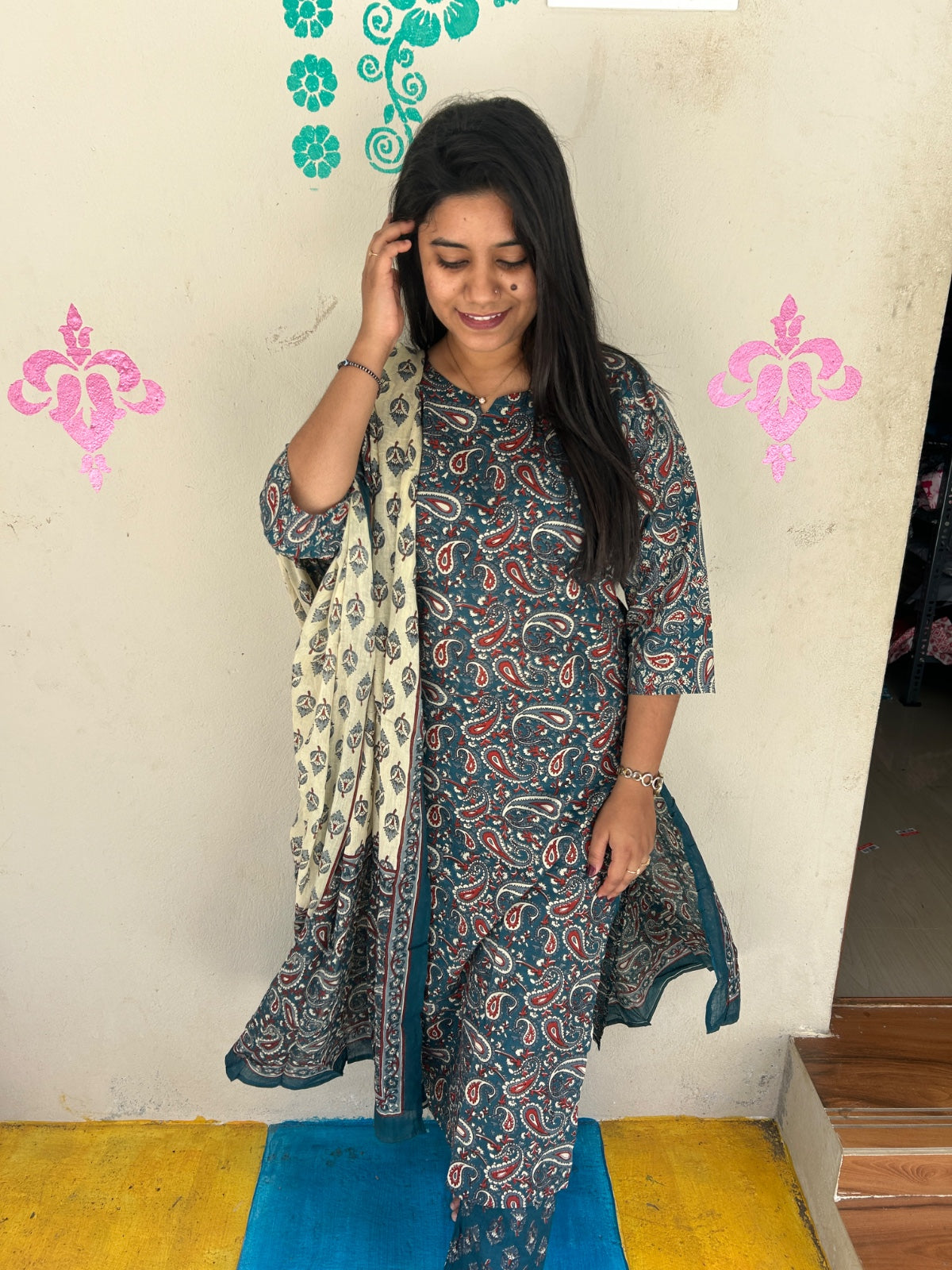 Petals Dupatta Sets - FDS74
