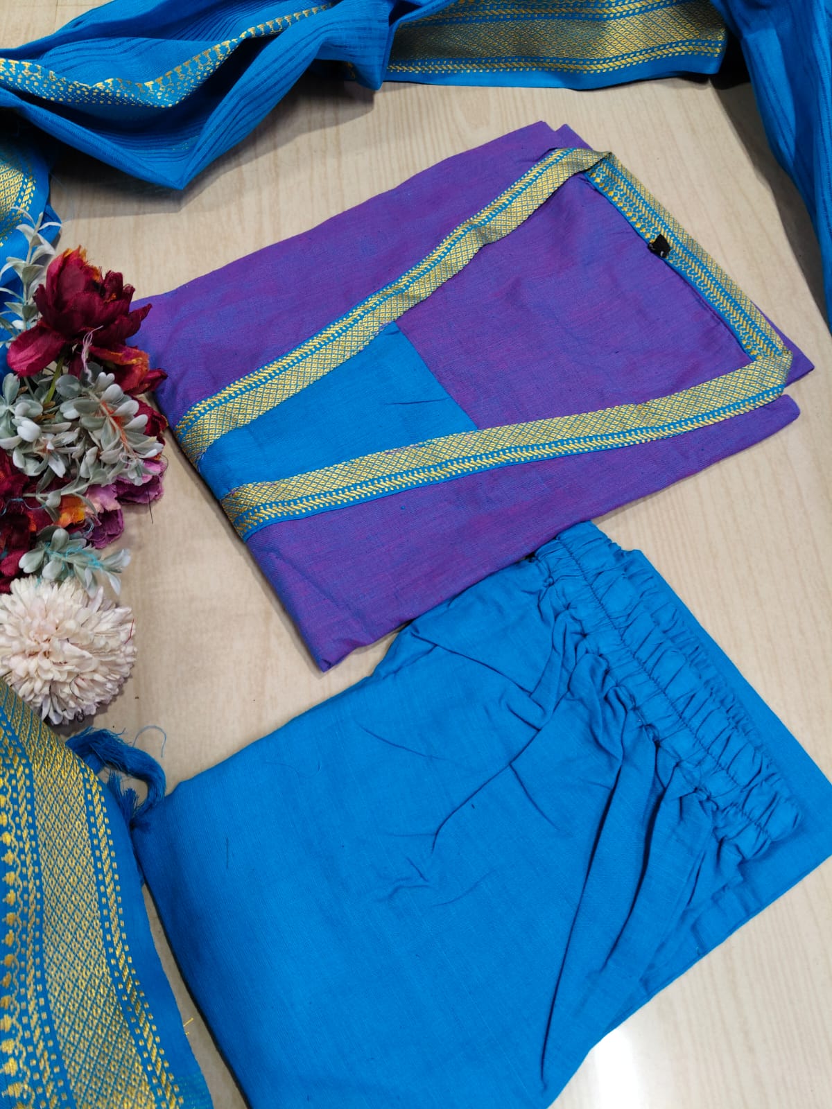 Petals Dupatta Sets - FDS75