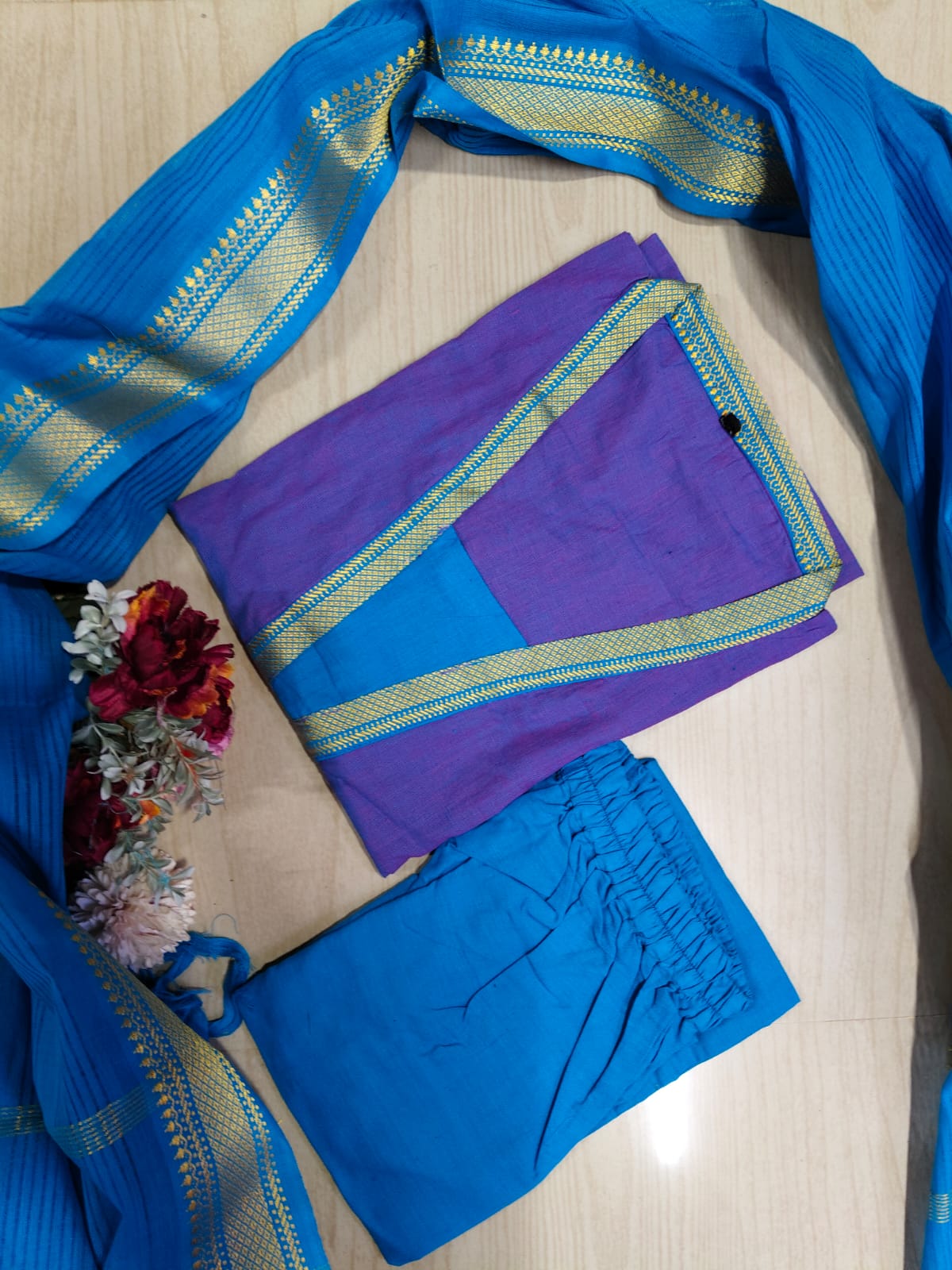 Petals Dupatta Sets - FDS75