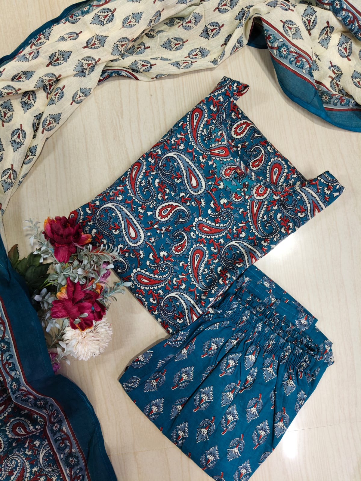 Petals Dupatta Sets - FDS74