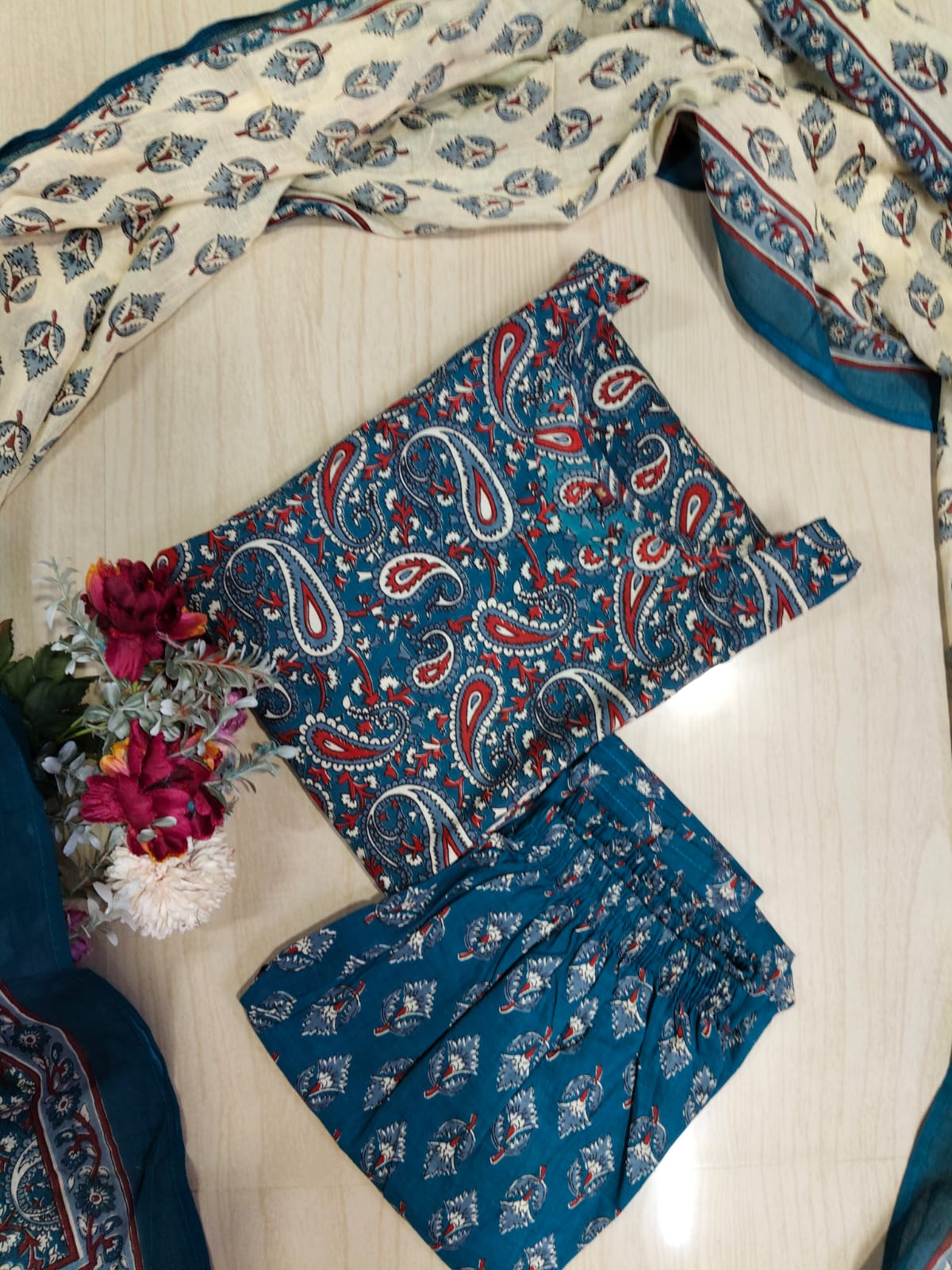 Petals Dupatta Sets - FDS74