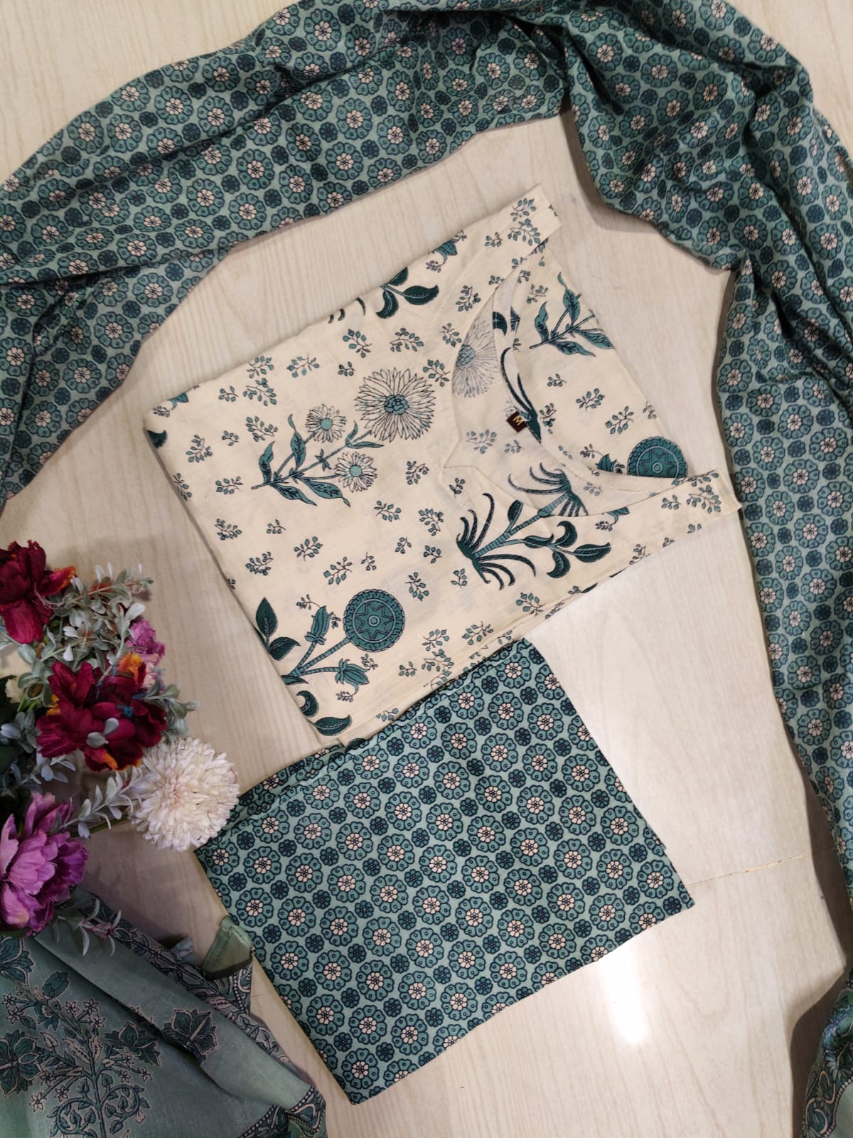 Petals Dupatta Sets - FDS72
