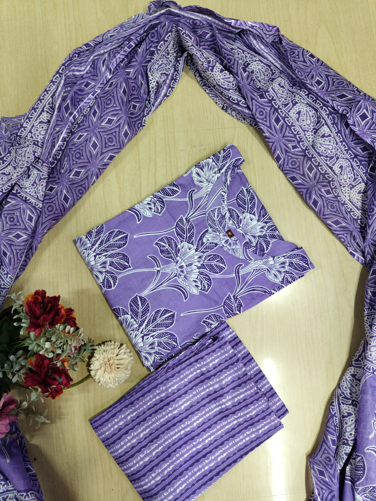 Petals Dupatta Sets - FDS69