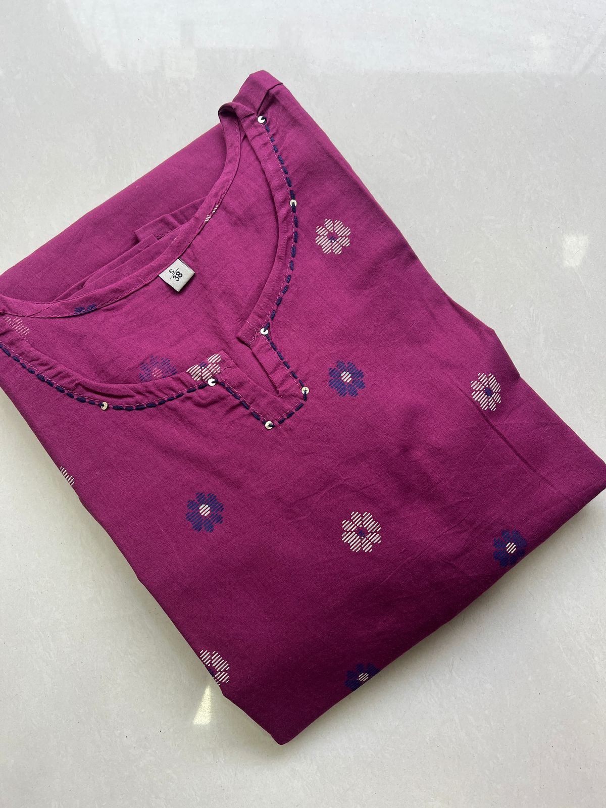 Cotton A Line Kurti - CAF29