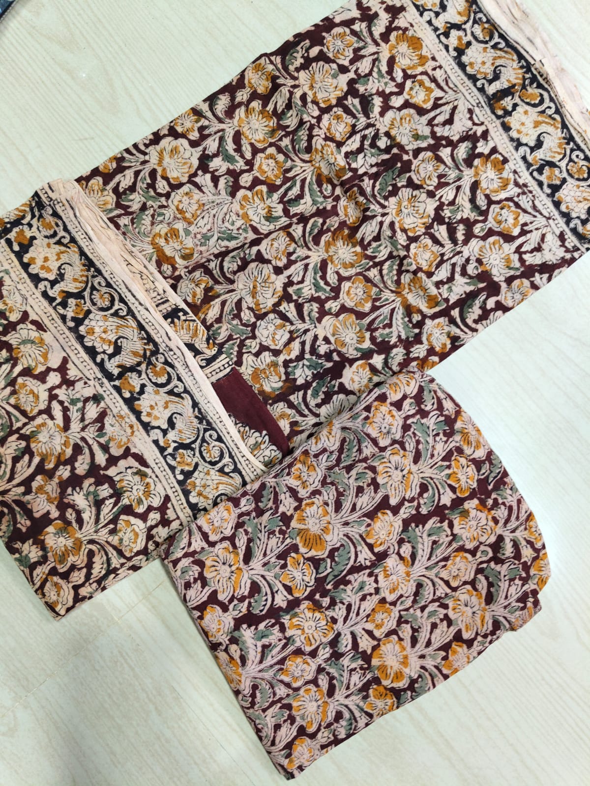Kalamkari Phant and Dupatta KPD06