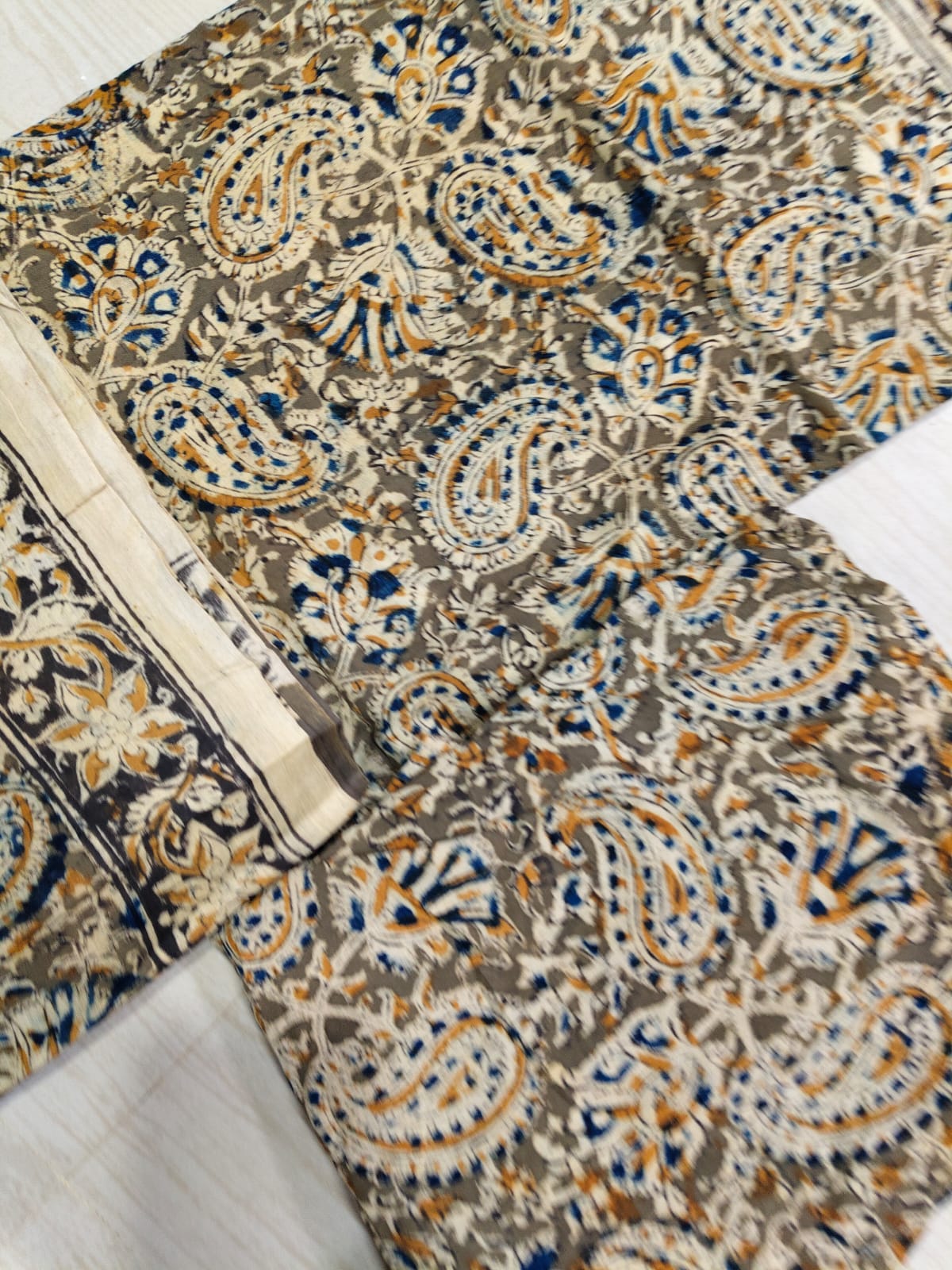 Kalamkari Phant and Dupatta KPD07