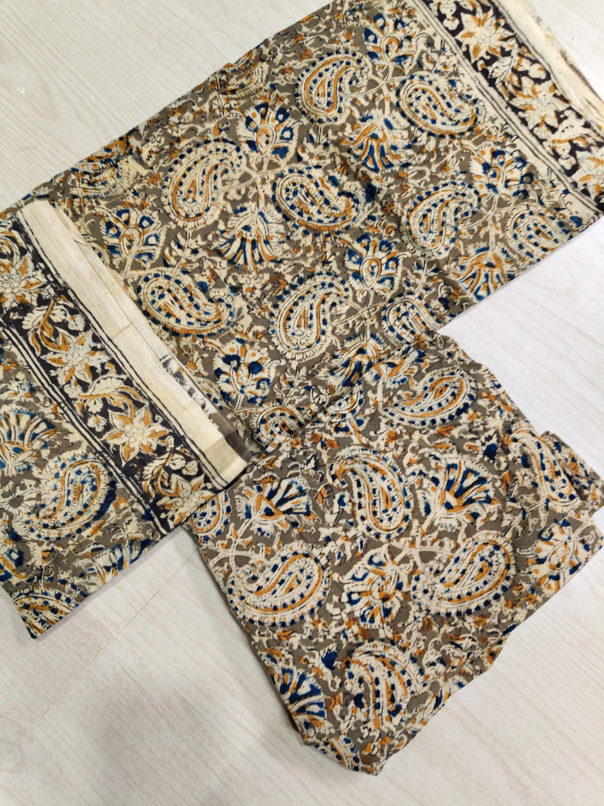Kalamkari Phant and Dupatta KPD07