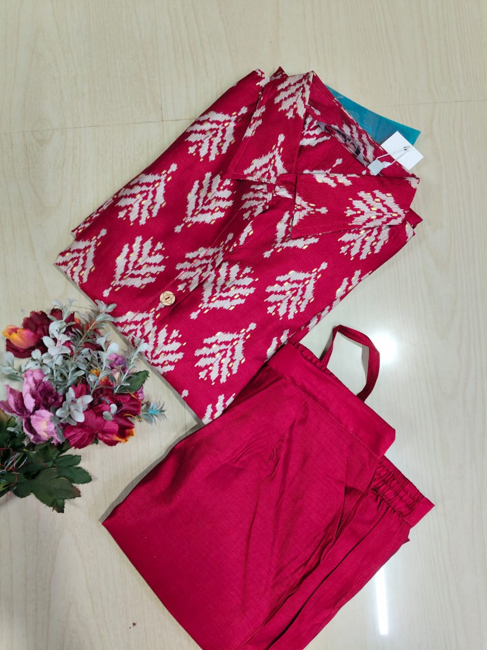 A Line Vertican Silk Kurti  AVS36