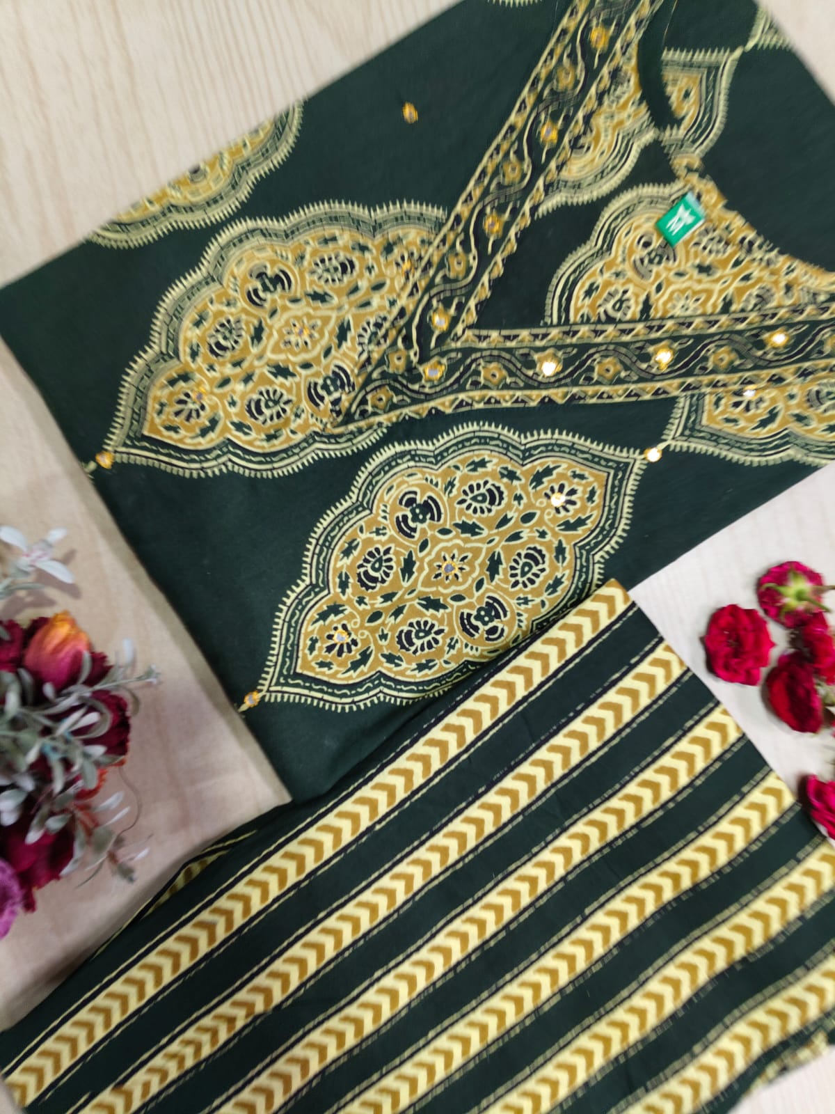 V neck Kurthi with Pant  ALN64
