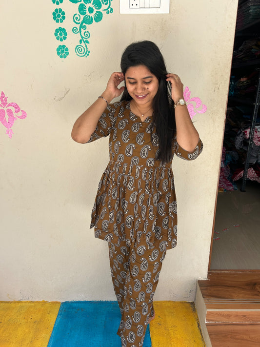 Cotton  Co-ord Sets ( night suits )  NSC180