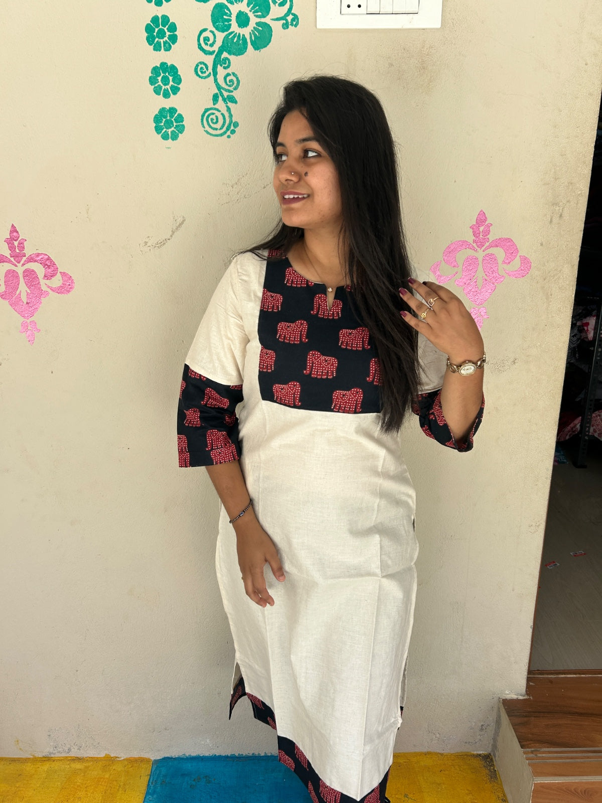 Kalamkari Kurtis KK75
