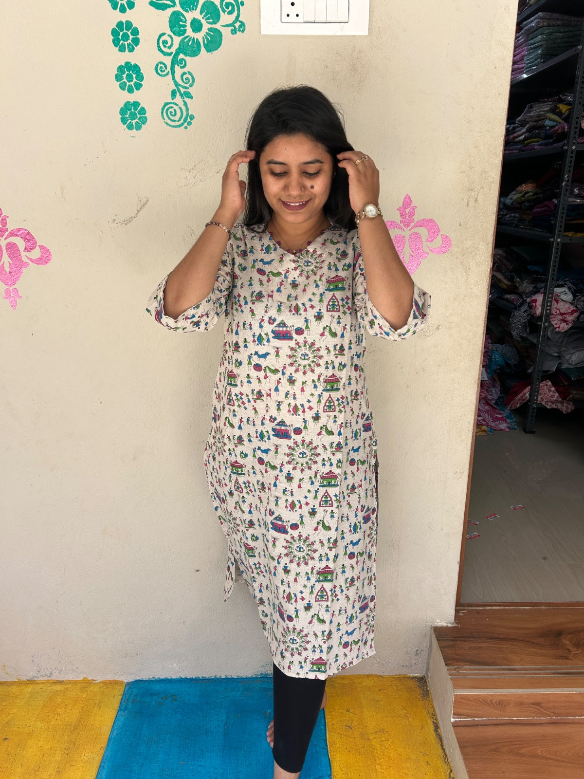 Kalamkari Kurtis KK68