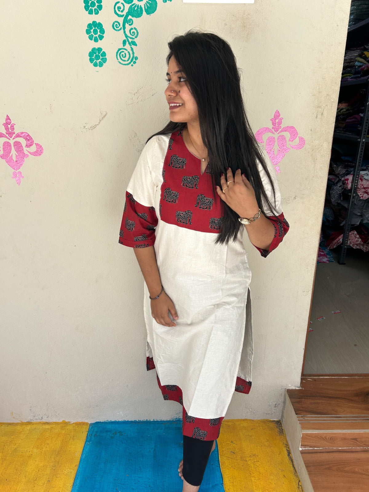 Kalamkari Kurtis KK76