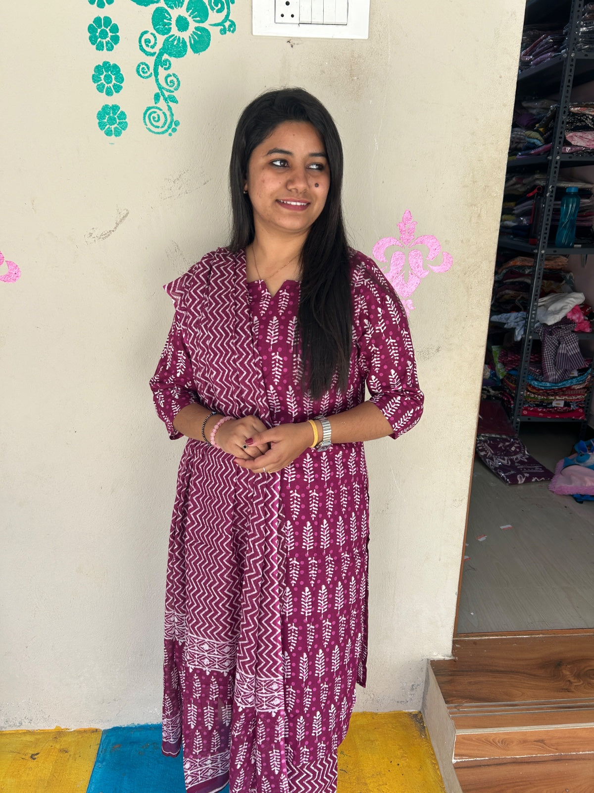 Petals Dupatta Sets - FDS96