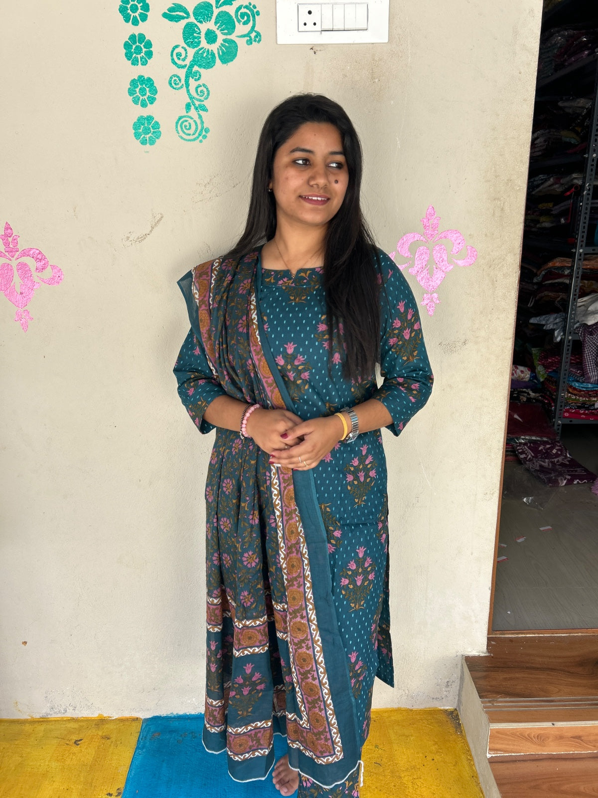 Petals Dupatta Sets - FDS115