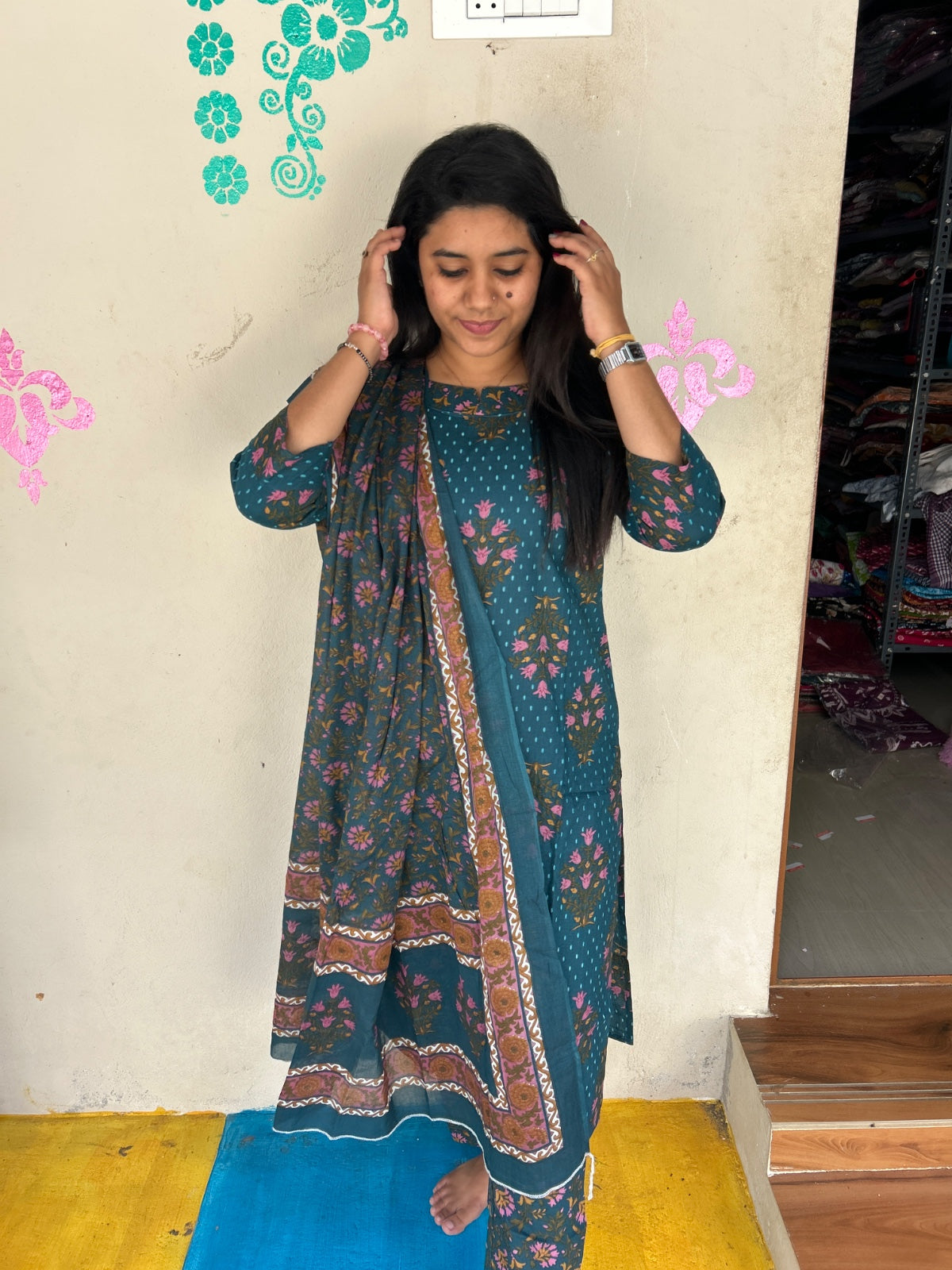 Petals Dupatta Sets - FDS115