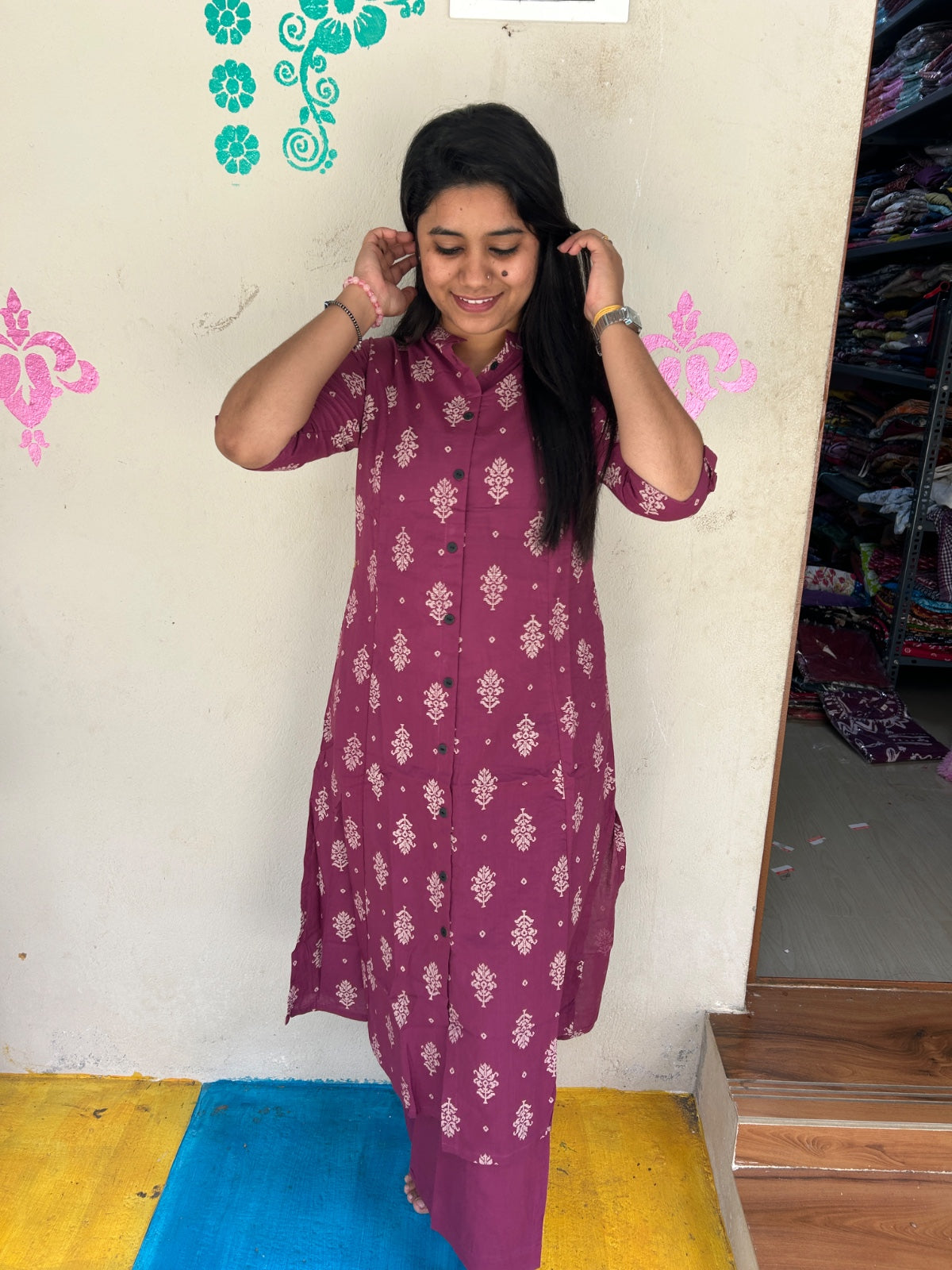 A-Line Cotton Kurti  AL287