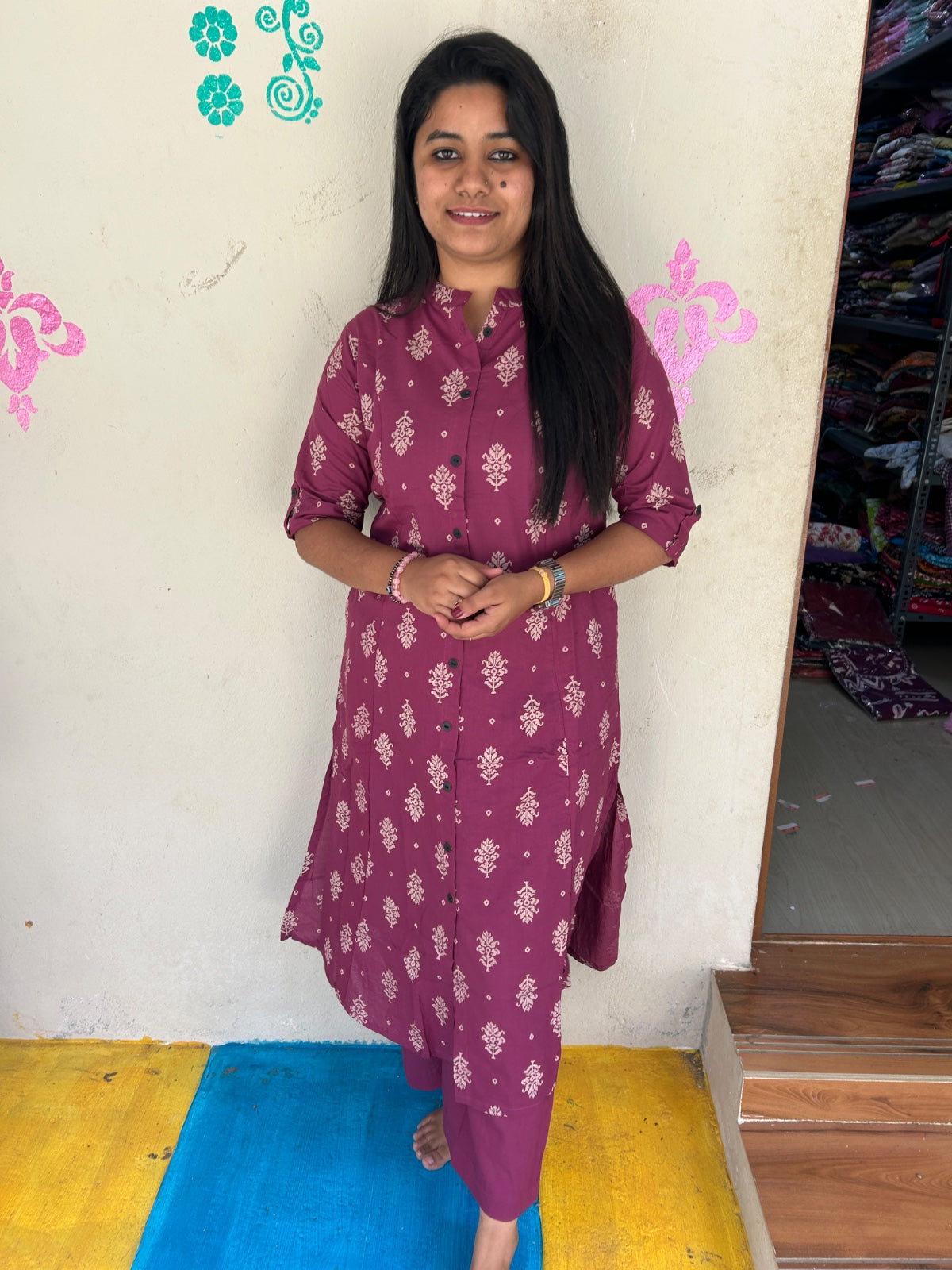 A-Line Cotton Kurti  AL287