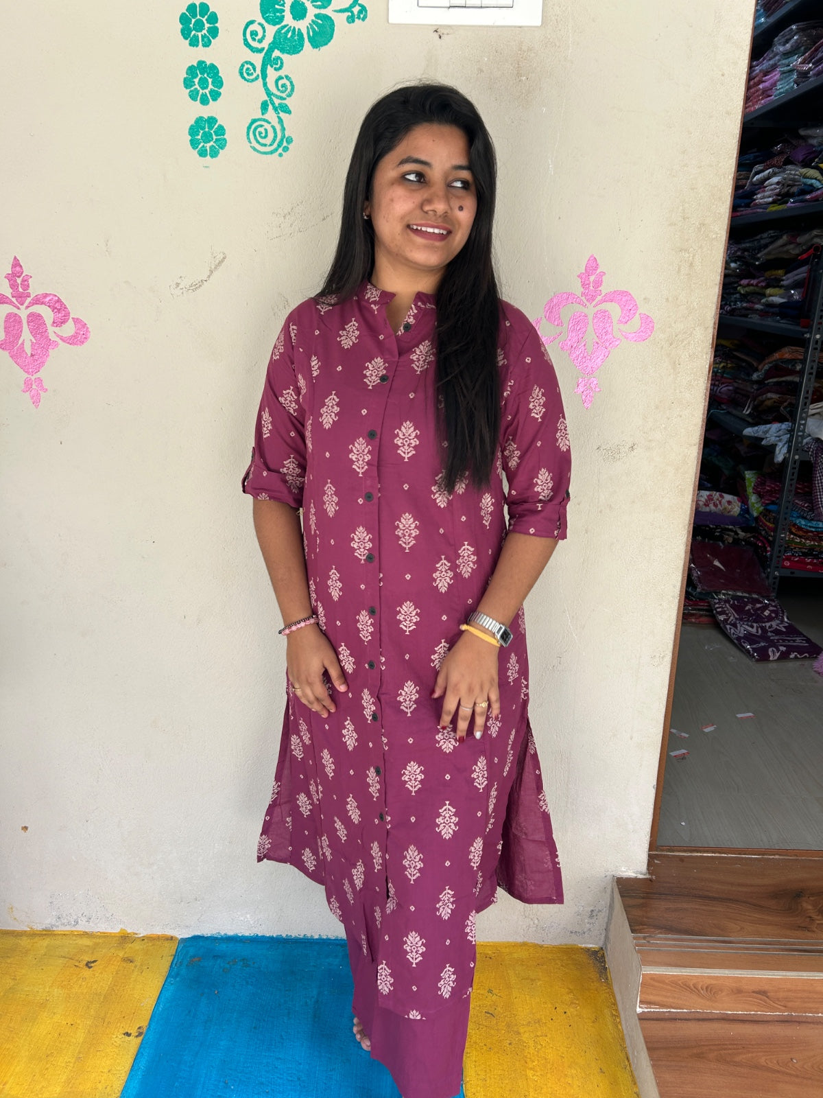 A-Line Cotton Kurti  AL287
