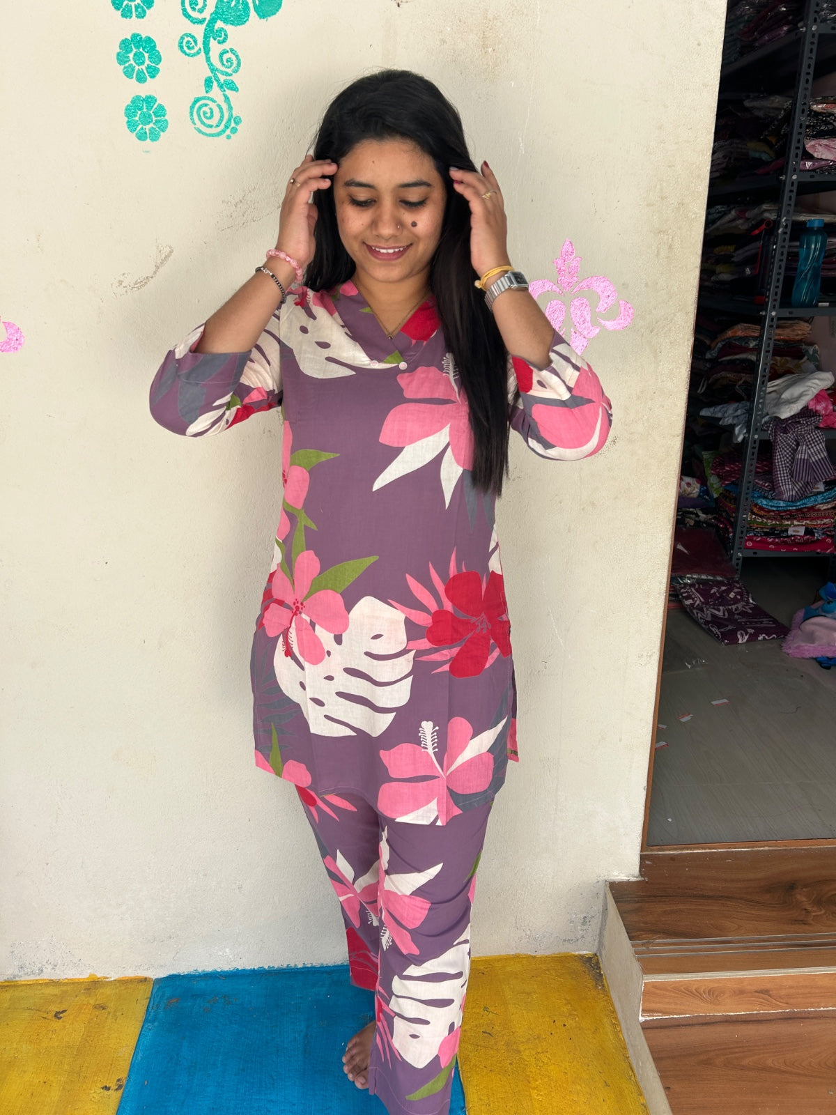 Cotton  Co-ord Sets ( night suits )  NSC193