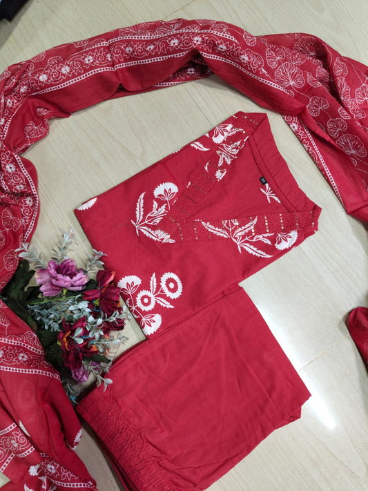 Budgeted Cotton 3 Piece Set - BC74