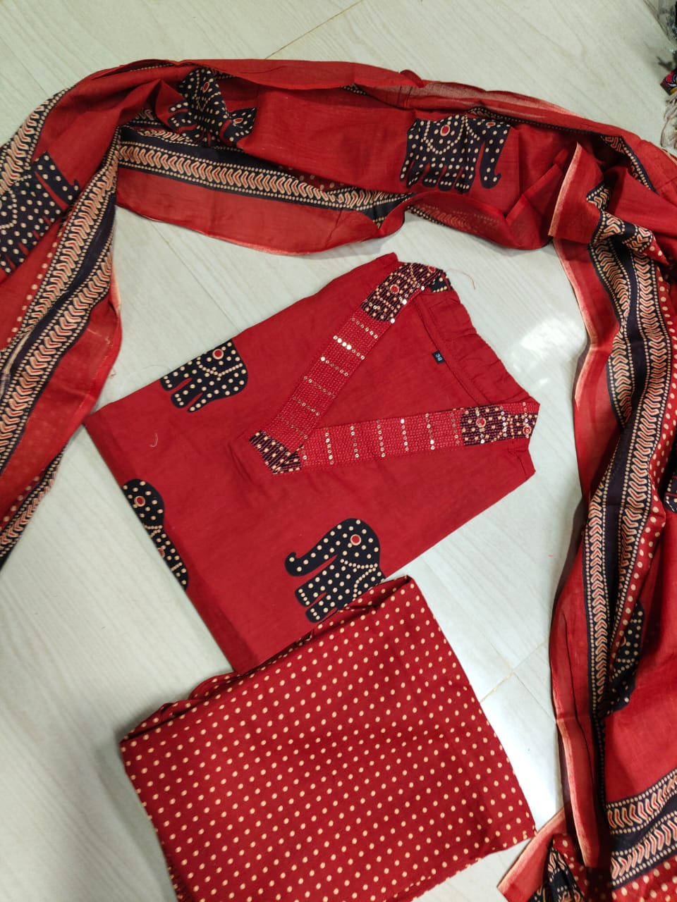Budgeted Cotton 3 Piece Set - BC75