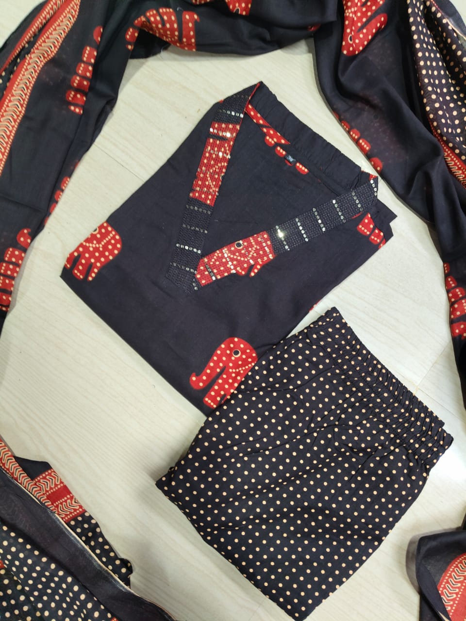Budgeted Cotton 3 Piece Set - BC76
