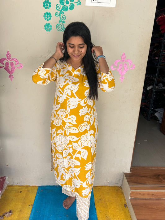 Cotton Capsule Kurti - PK140