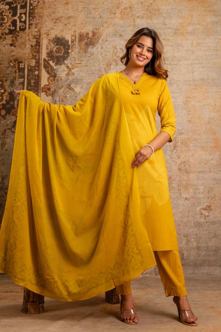 Budgeted Cotton 3 Piece Set - BC83