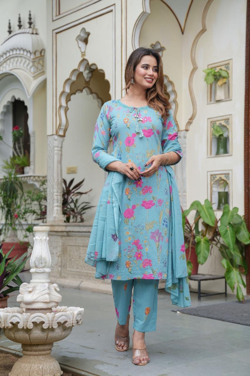 Budgeted Cotton 3 Piece Set - BC84