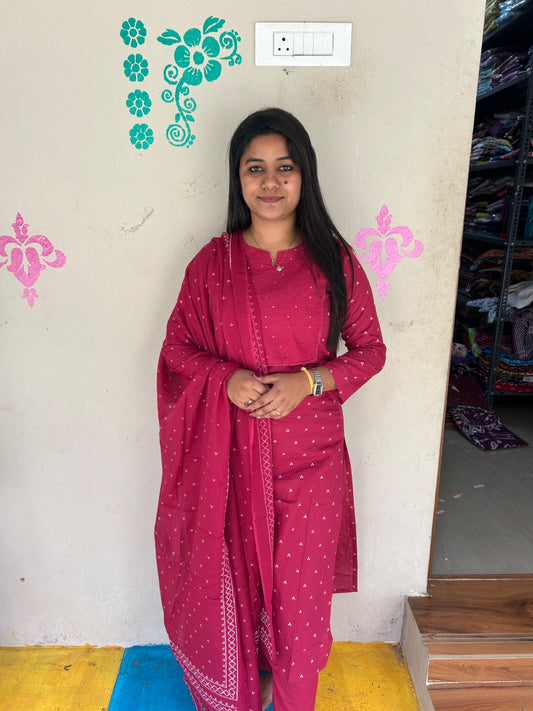 Budgeted Cotton 3 Piece Set - BC87
