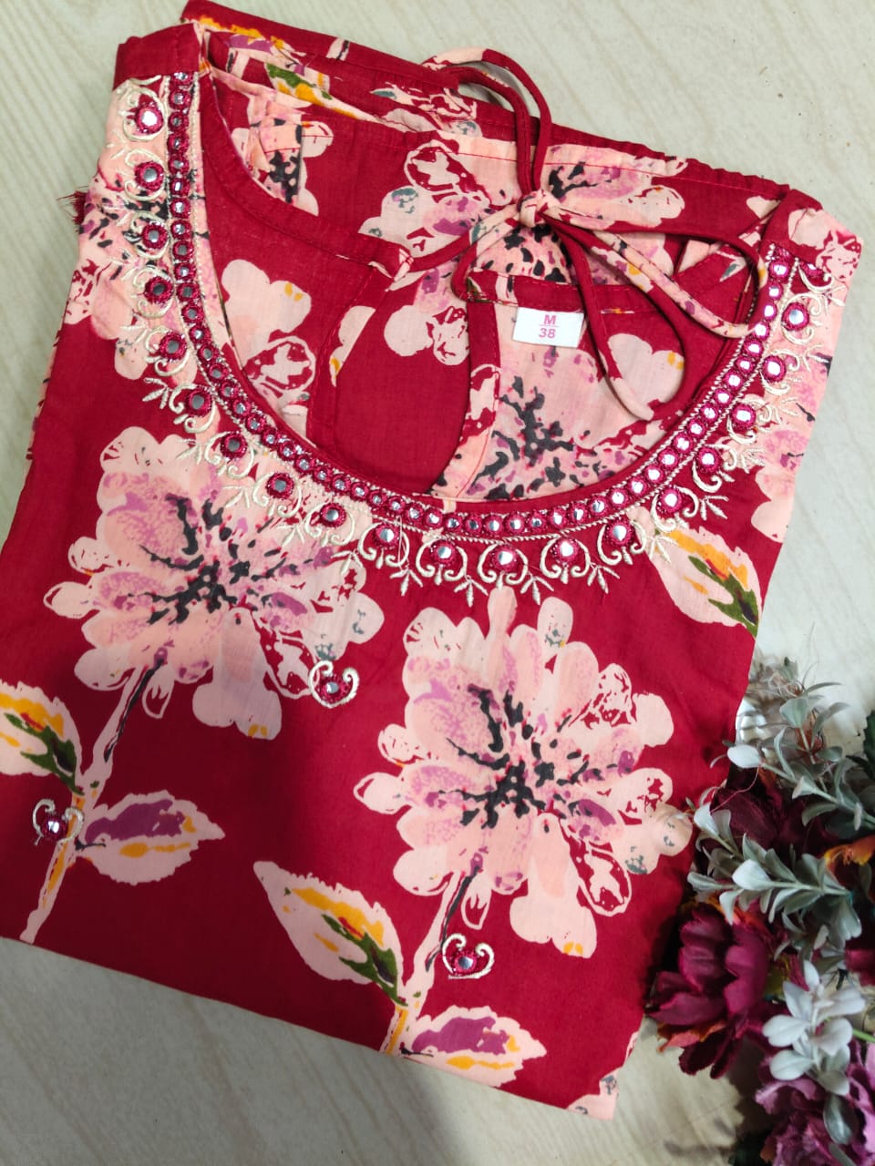 Cotton Long Sleveless Frocks CLF51