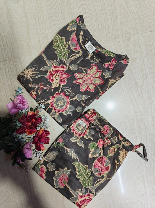 Cotton  Co-ord Sets ( night suits )  NSC195