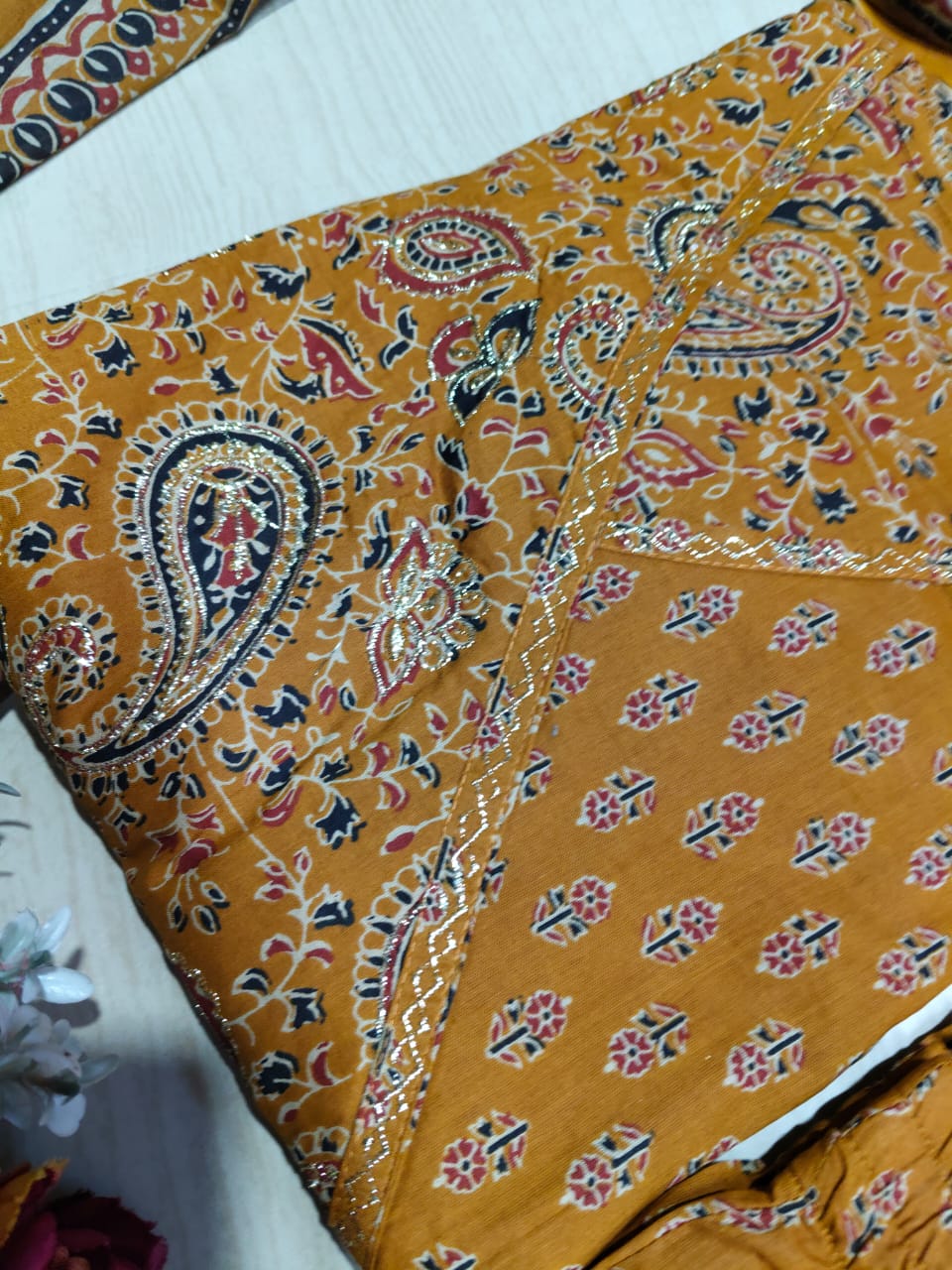 Cotton Floral Anarkali - CA27