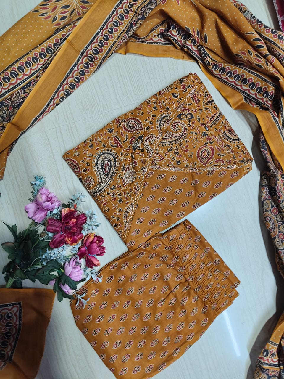 Cotton Floral Anarkali - CA27