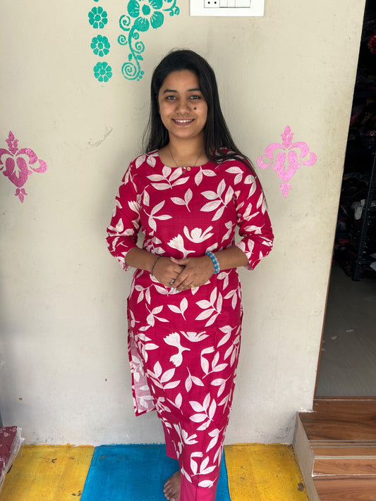 Vertican Silk Kurti - VS71