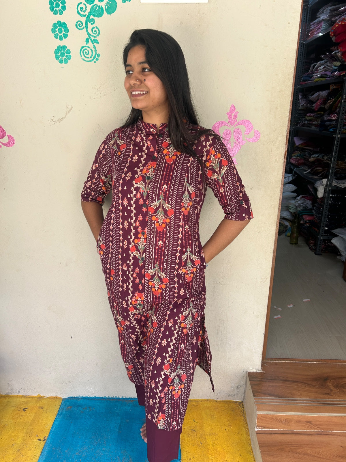 A-Line Cotton Kurti  AL317