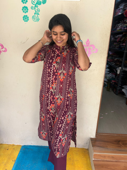 A-Line Cotton Kurti  AL317