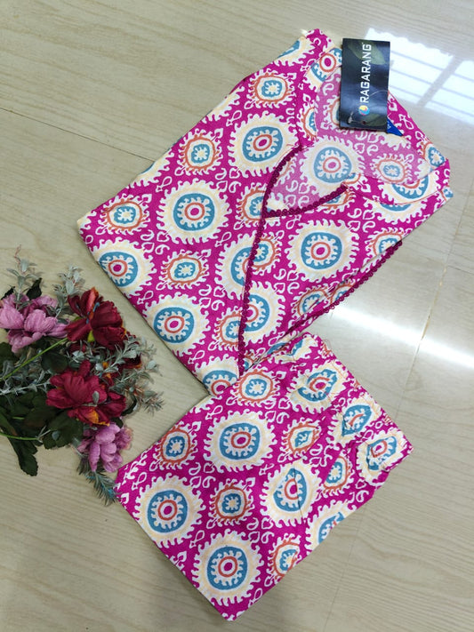 Cotton Capsule Kurti - PK142