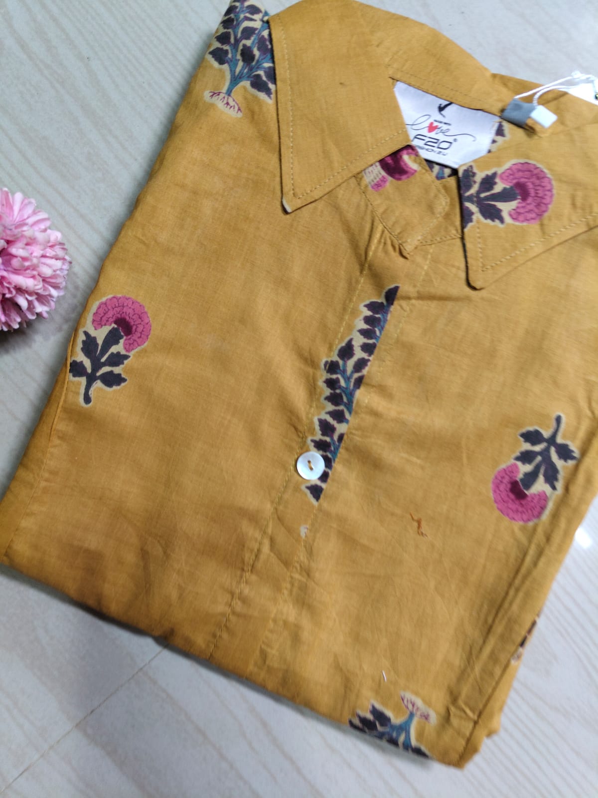 Cotton collar neck Frock  CCF46