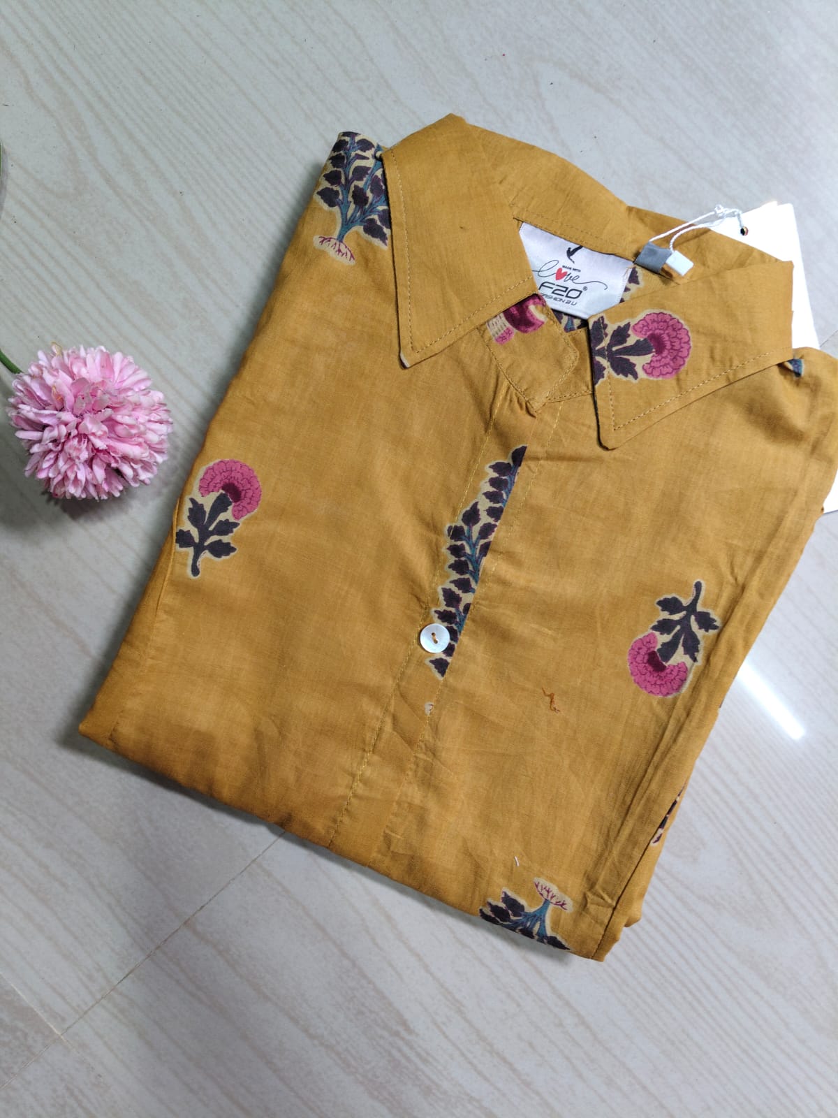Cotton collar neck Frock  CCF46