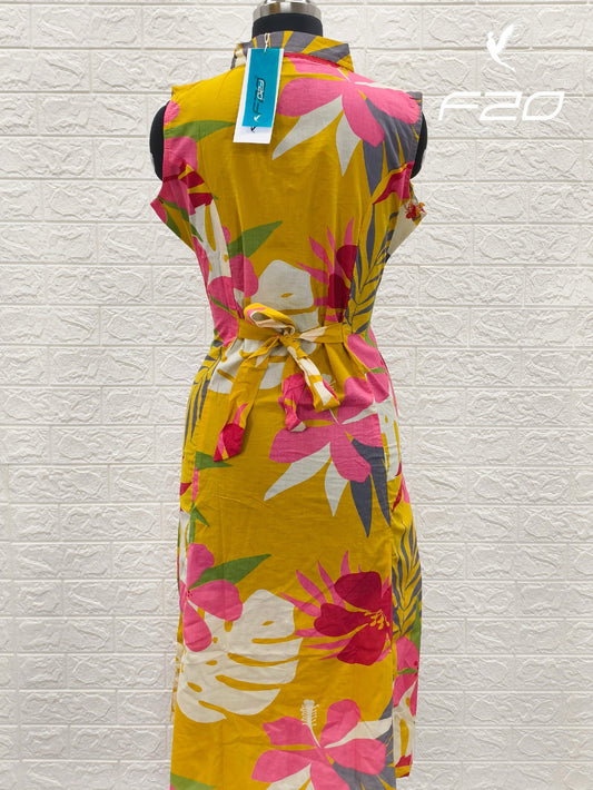 Cotton collar neck Frock  CCF41