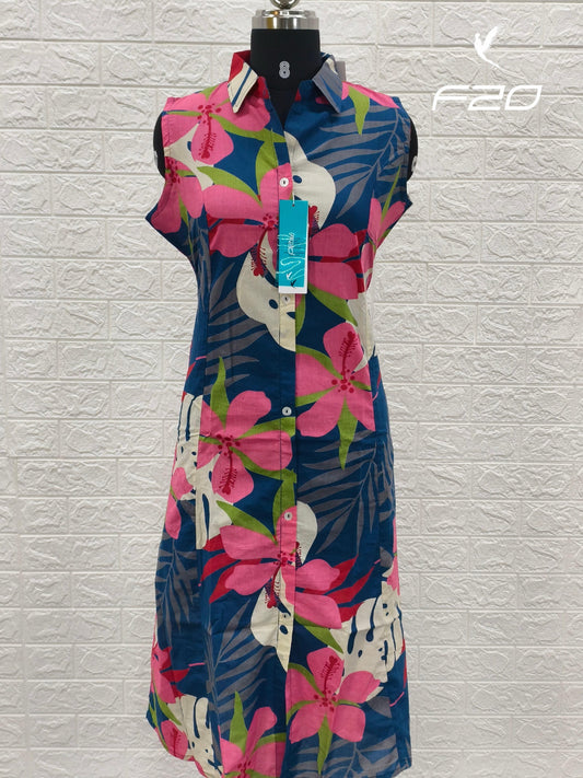 Cotton collar neck Frock  CCF40