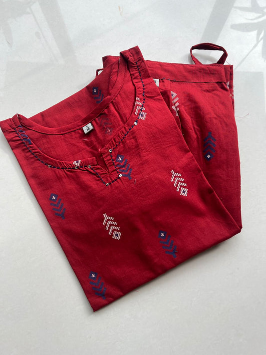 Cotton  Co-ord Sets ( night suits )  NSC202